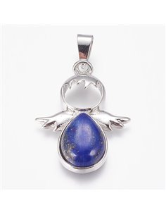 Y015 - COLGANTE ANGELITO AGUA MARINA