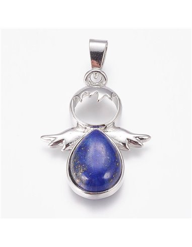 Y015 - COLGANTE ANGELITO AGUA MARINA