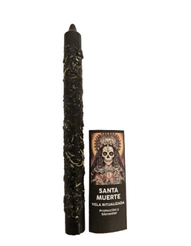 Vela Hierbas Santa Muerte