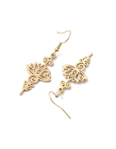 AP223 - Pendientes Unalame con Flor...