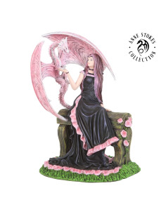 Hada con Dragón Rosa by...