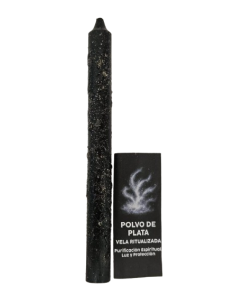 Vela Hierbas Polvo Plata