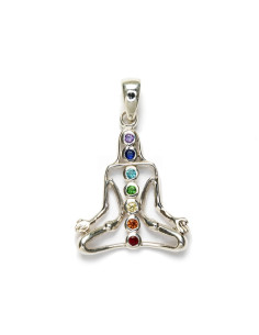 PA004- Amuleto Yoga (plata...