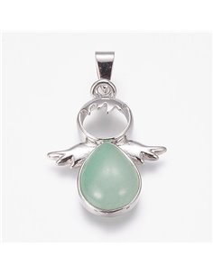 Y008 - COLGANTE ANGELITO AVENTURINA