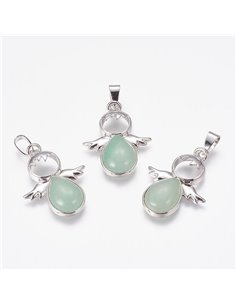 Y008 - COLGANTE ANGELITO AVENTURINA 2