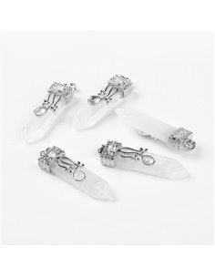 Y047 - COLGANTE PUNTA CUARZO BLANCO 2