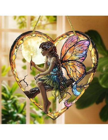 Decorativo Pared Corazón Hada 20 cms...