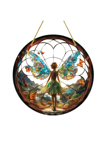 Decorativo Pared Hada Niña, 20 cms -...