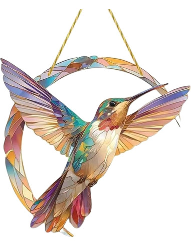 Decorativo Pared Colibrí silueta, 20...