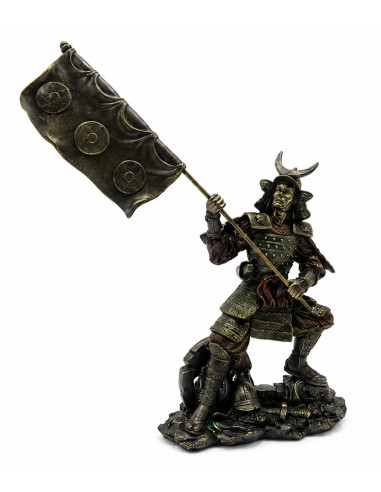 Samurai con Estandarte - 78961