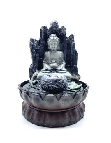 Fuente de Agua, Buda Mano 29 cm - DF861