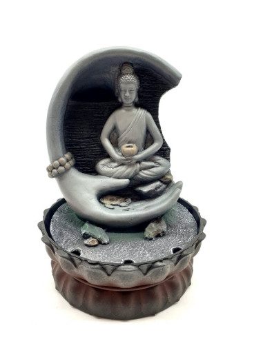 Fuente de Agua, Buda Mano Meditación...
