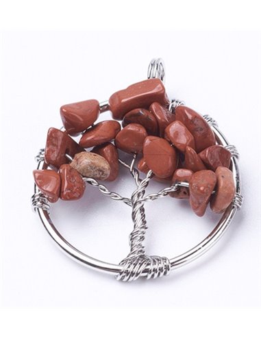 Y084 - ARBOL DE LA VIDA JASPE ROJO