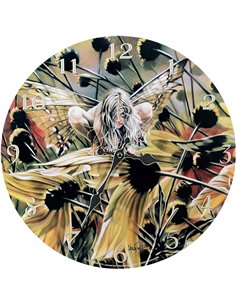 84316 RELOJ HADA FLOR 33 CMS