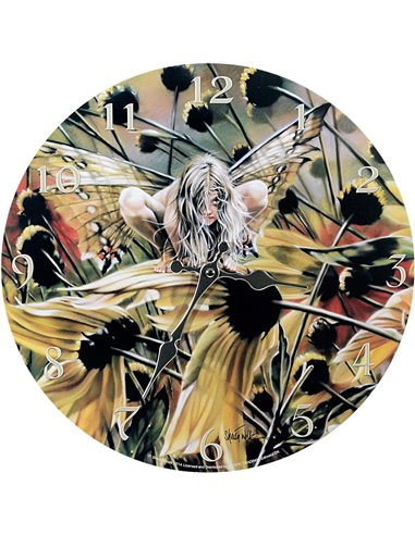 84316 RELOJ HADA FLOR 33 CMS