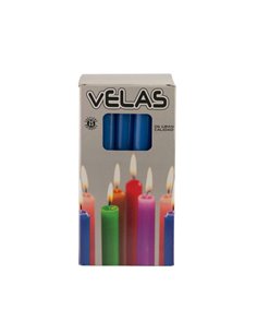 VELA BUJIA AZUL OSCURO