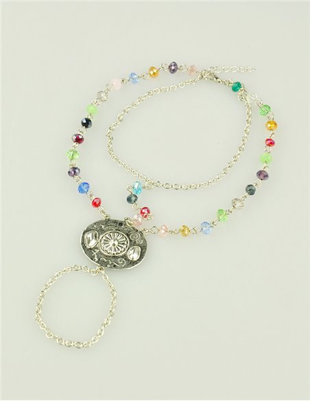 BT043 TOBILLERA CON DEDO COLORES
