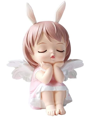 Angelito rosa sentado - 74956