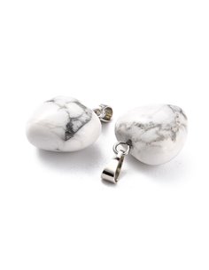 AM185 Corazón New Howlita blanca 2