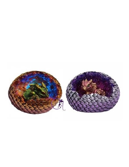 Dragón Color en Huevo, tumbado, Pack 2 uds - 76383