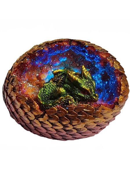 Dragón Color en Huevo, tumbado, Pack 2 uds - 76383