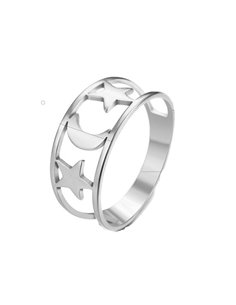 AA109 Anillo Luna entre Estrellas