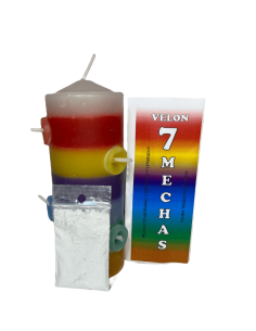 2359 - Velón 7 Mechas 7...