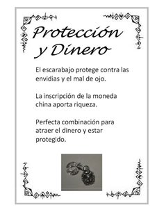 PROTECCION Y DINERO