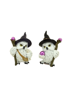 Búhos Blancos con Vara...