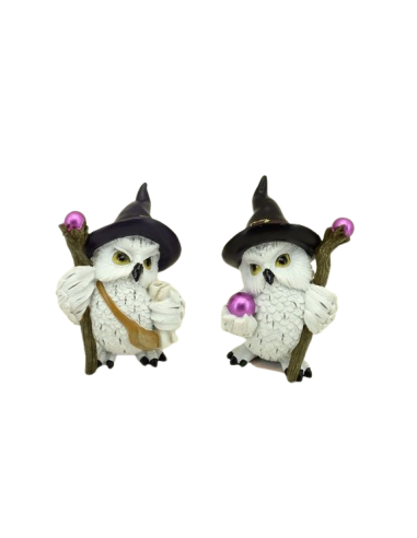 Búhos Blancos con Vara Mágica, pack 2...