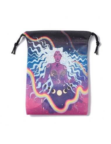 Bolsa Cartas Tarot Tela "fases de la...