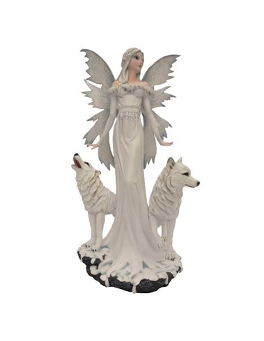 Hada Bianca con lobos - 71422