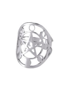 AA152 Anillo Pentagrama con...