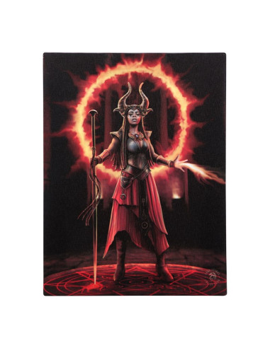Cuadro Hechicera Elemento Fuego de...