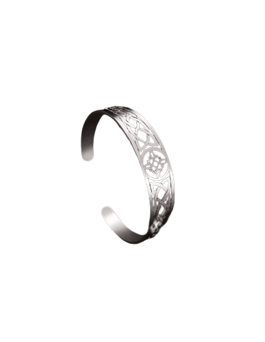 AT302 Brazalete Nudo de Bruja, plateada