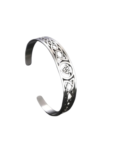 AT308 Brazalete Valkanut, plateada