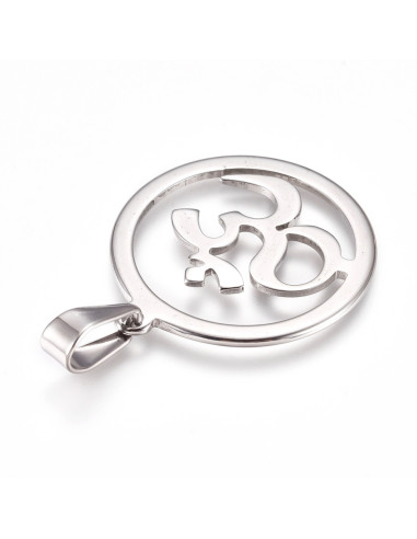 AC421 - Om Redondo plateado