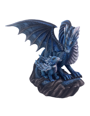 Dragón Azul con cría - 76336