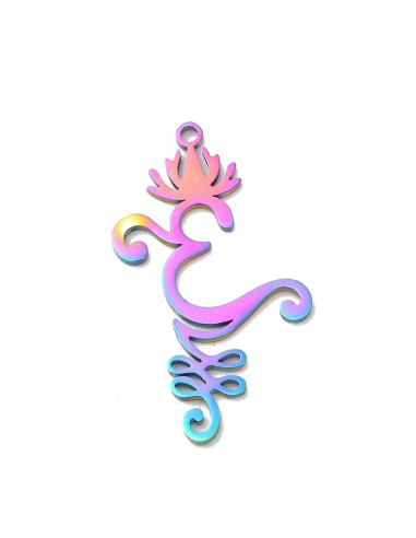 AC447 - Om flor de Lotus, colores