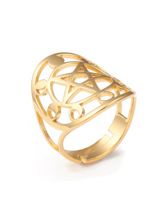 AA158 Anillo Pentagrama con... 2