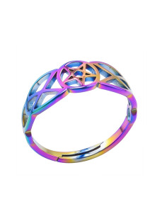 AA223 Anillo Pentagrama, color