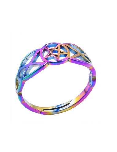 AA223 Anillo Pentagrama, color