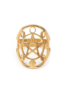 AA158 Anillo Pentagrama con...