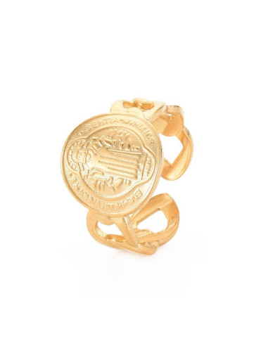 AA227 Anillo San Benito, dorado