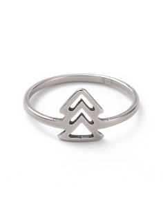 AA229 Anillo Odin, plateado 2