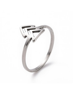 AA229 Anillo Odin, plateado