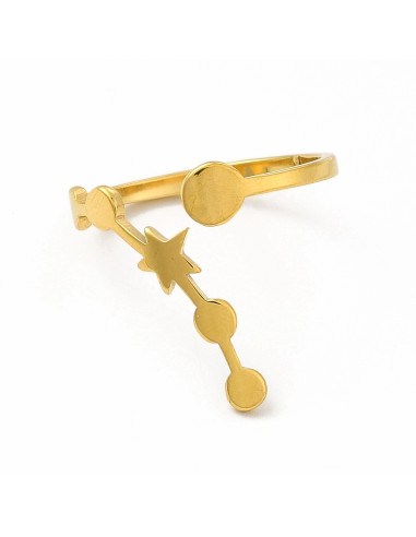 AA234 Anillo Constelación, dorado