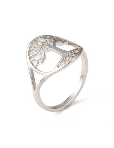 AA239 Anillo Árbol de la Vida, plateado