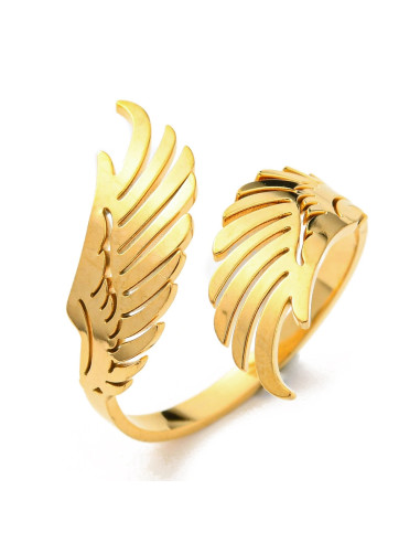 AA244 Anillo Alas, dorado