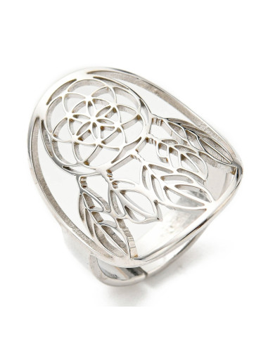 AA245 Anillo Cazasueños, plateado